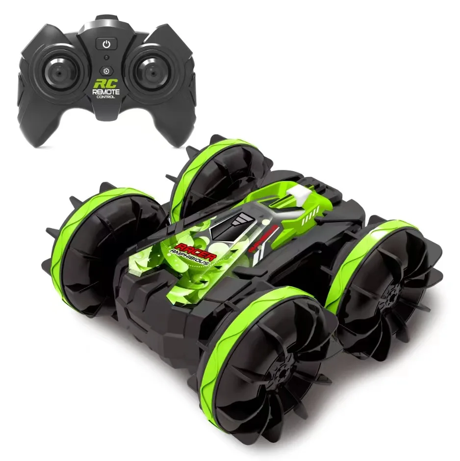 2022 new rc cars amphibious stunt car 360 degree rotating waterproof racing toy rc car adult