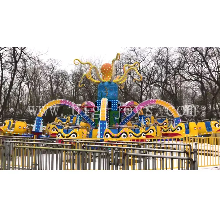 Outdoor large rotating octopus amusement equipment Stimulating amusement equipment Factory direct sales