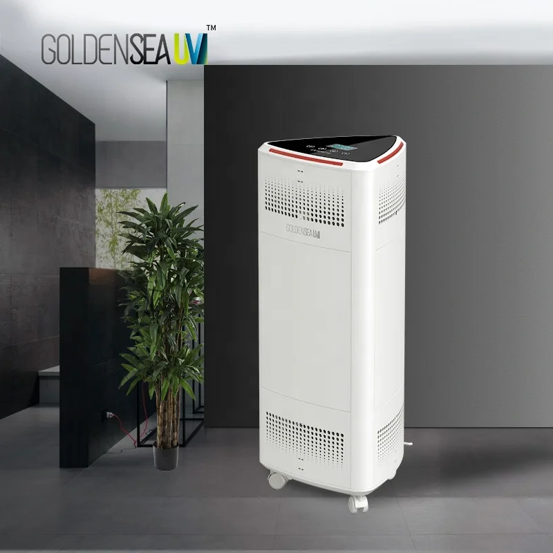
GOLDENSEAUV 800m3/h indoor large space far uvc without ozone air refresher air purifier machine 
