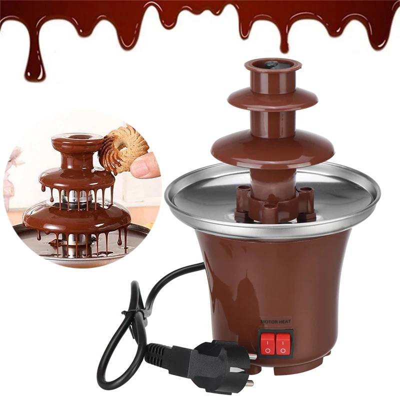 Home Mini Electric Chocolate Fountain Machine for Kids