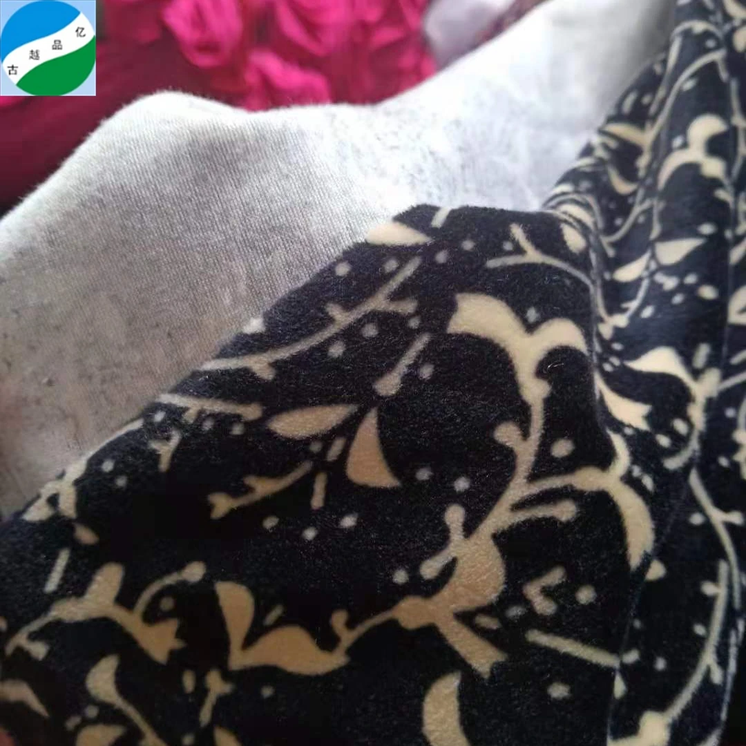 kg price korean velvet fleece fabrics stock China market fabric cut pieces length 1-5m have 2tons