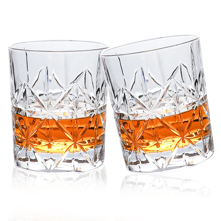 Wholesale Luxury Creative Unique Customised Crystal Whiskey Wine Glass Small Drinking Glass For Whiskey Drinking IWIN Factory