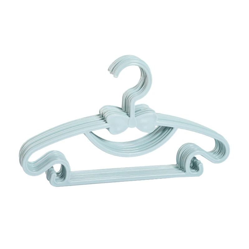 Children Hanger Baby Hanger Retractable Clothes Rack Cute Non-slip Plastic