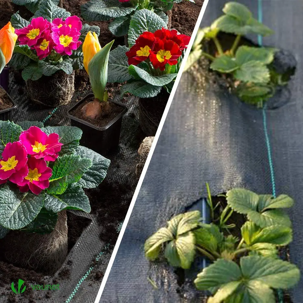 4ft x 100ft 5oz Heavy Duty Weed Control Membrane Garden Weed Barrier Fabric for Landscaping Driveway Gravel Artificial Grass Law