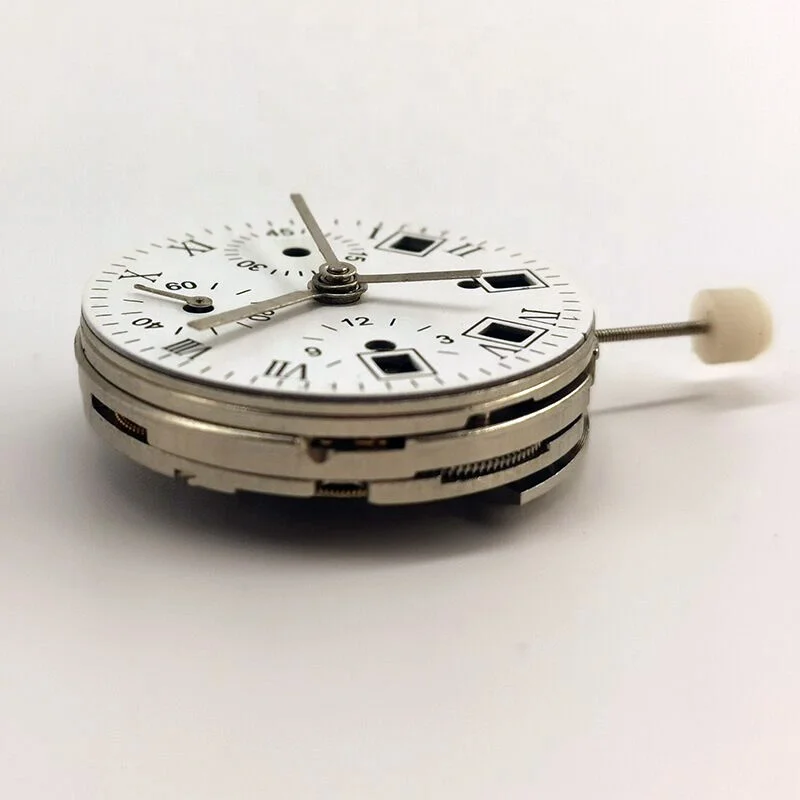 Good Craftsmanship Product Shanghai Factory Made Mechanical Chronograph 3LZF10-1 Automatic Watch Movement