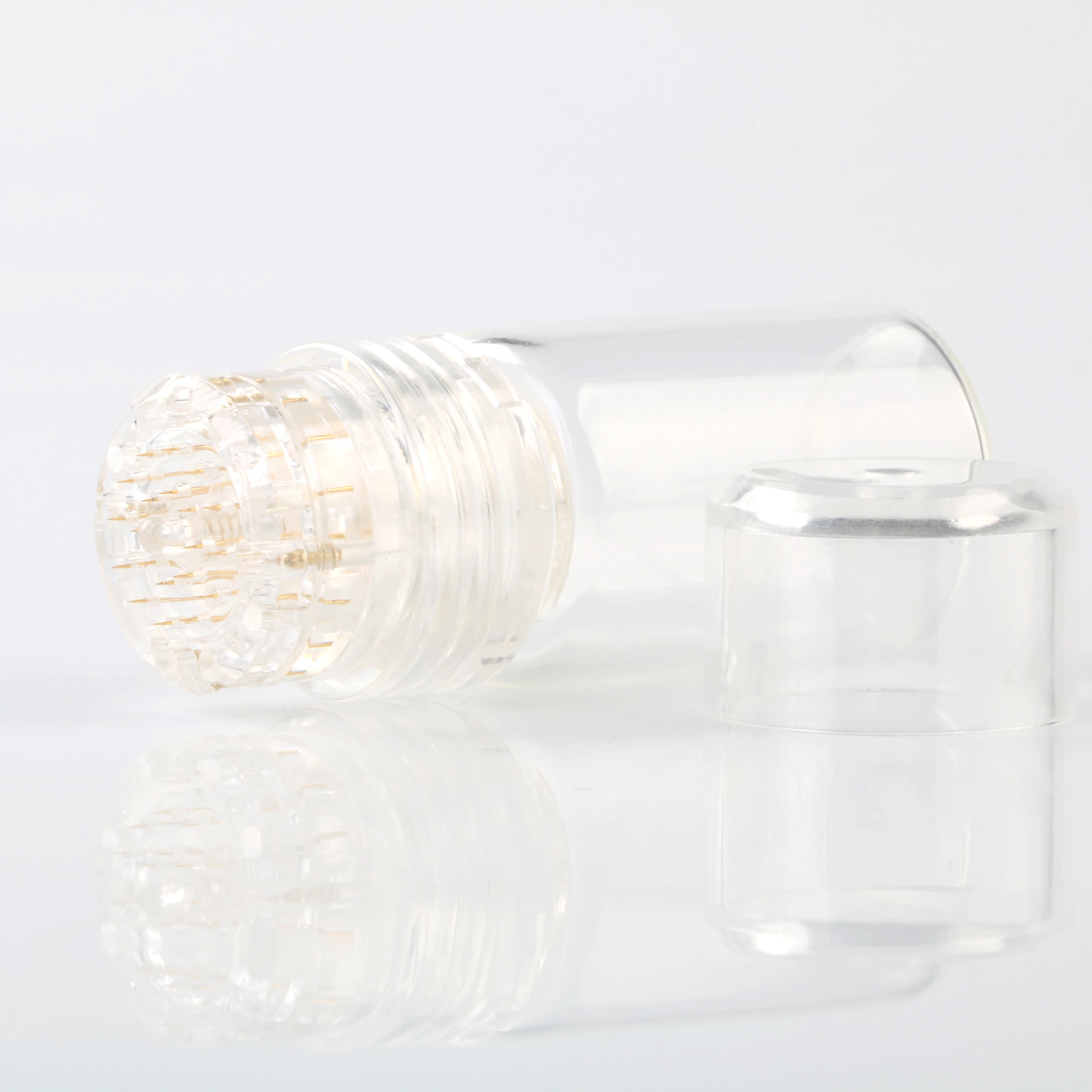 BOWKET 20 Needles Hydro Stamp Roller Micro Needle Hydro Derma Needle Stamp for Skin Whitening Microneedle for Face US Plug