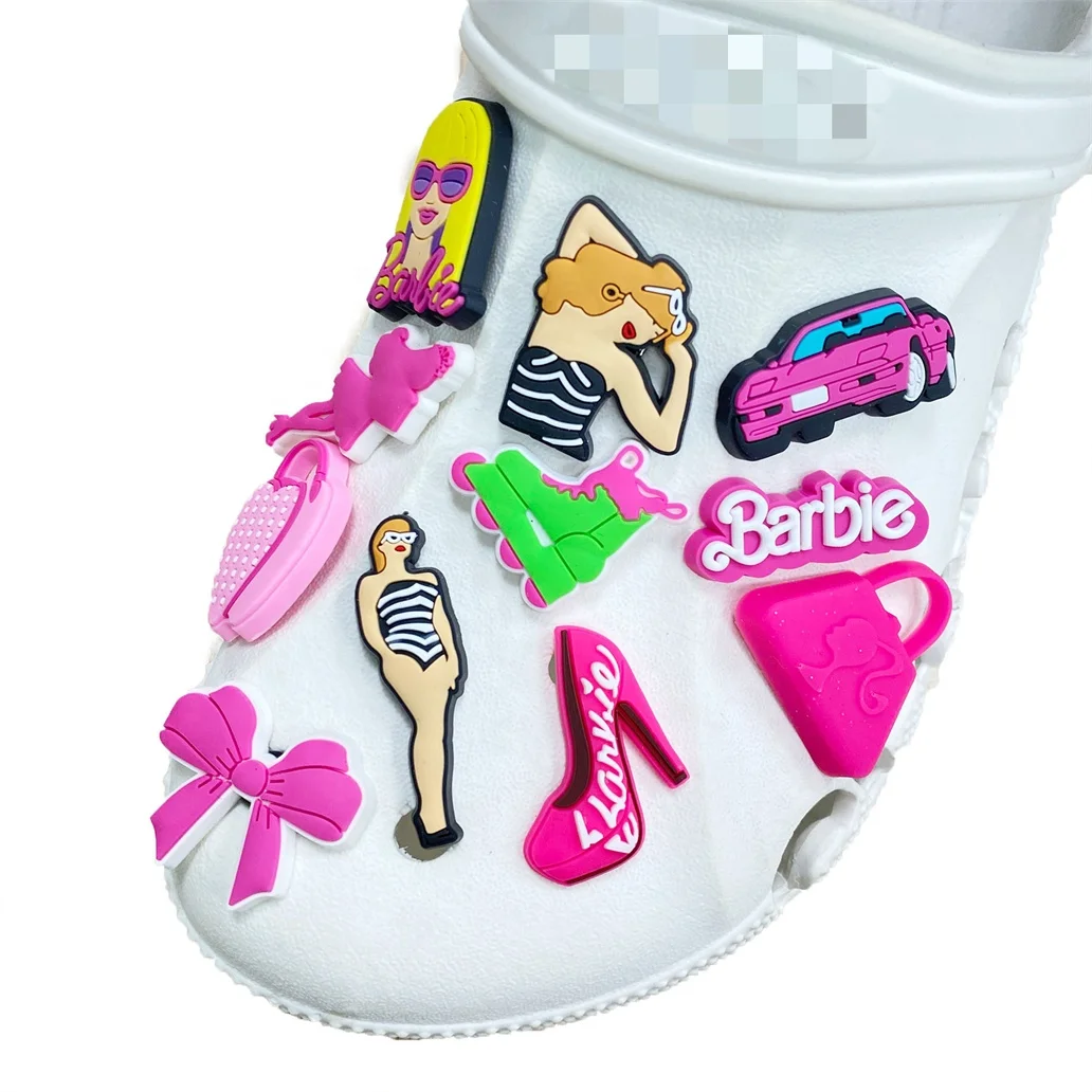 Barbi Shoe Charms Hello Kitty Croc Charms Mickey Mouse Accessories for Shoe Decorations