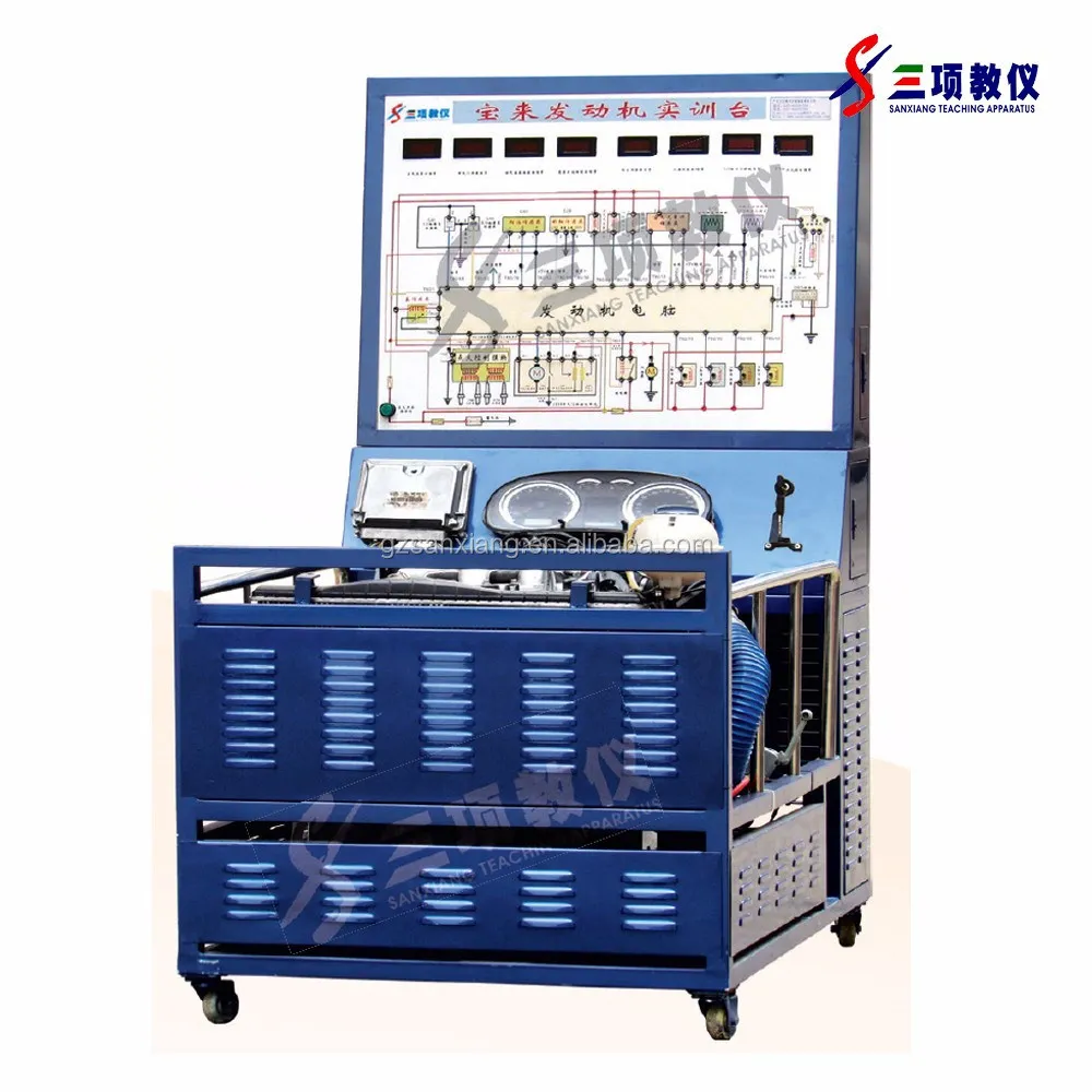 Automatic Educational Equipment  Electronic Control Engine Test Bench Equipment for Comprehensive  Vocational School Training