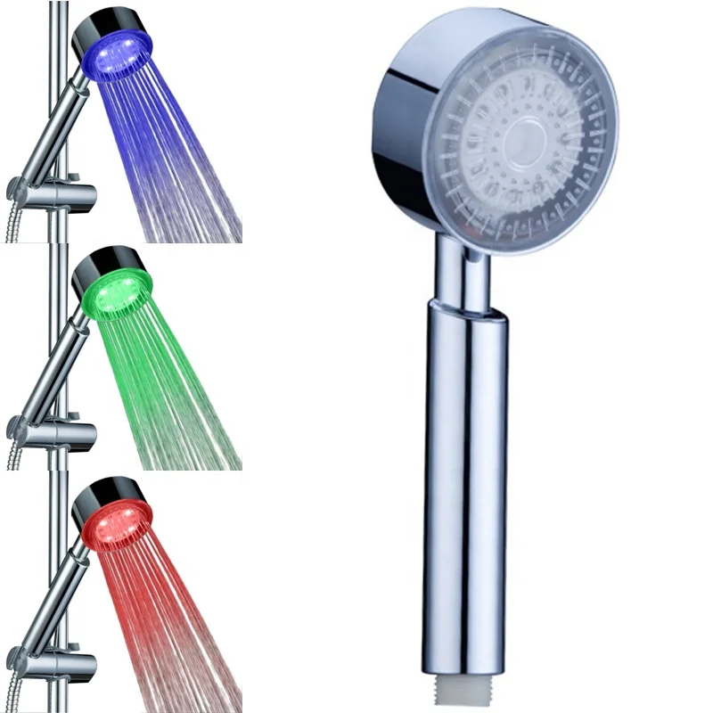 Water Power Bathroom White Color water meter for shower head with color box