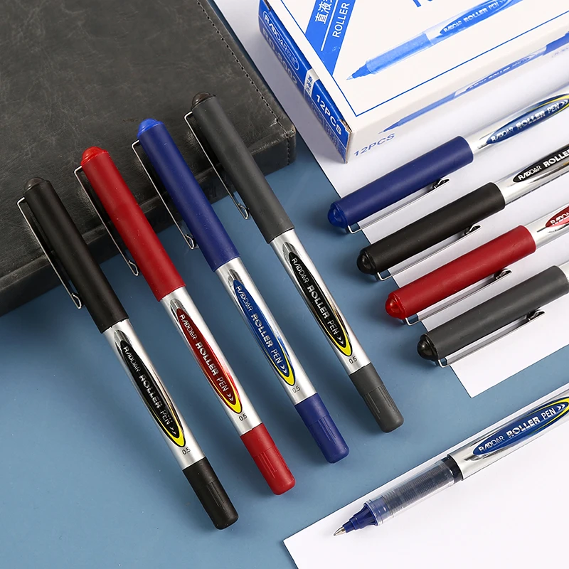 Simple Business Dc Liquid 0.5mm Gel Pen Large Capacity Exam Special Pen Customized Manufacturers Direct Wholesale