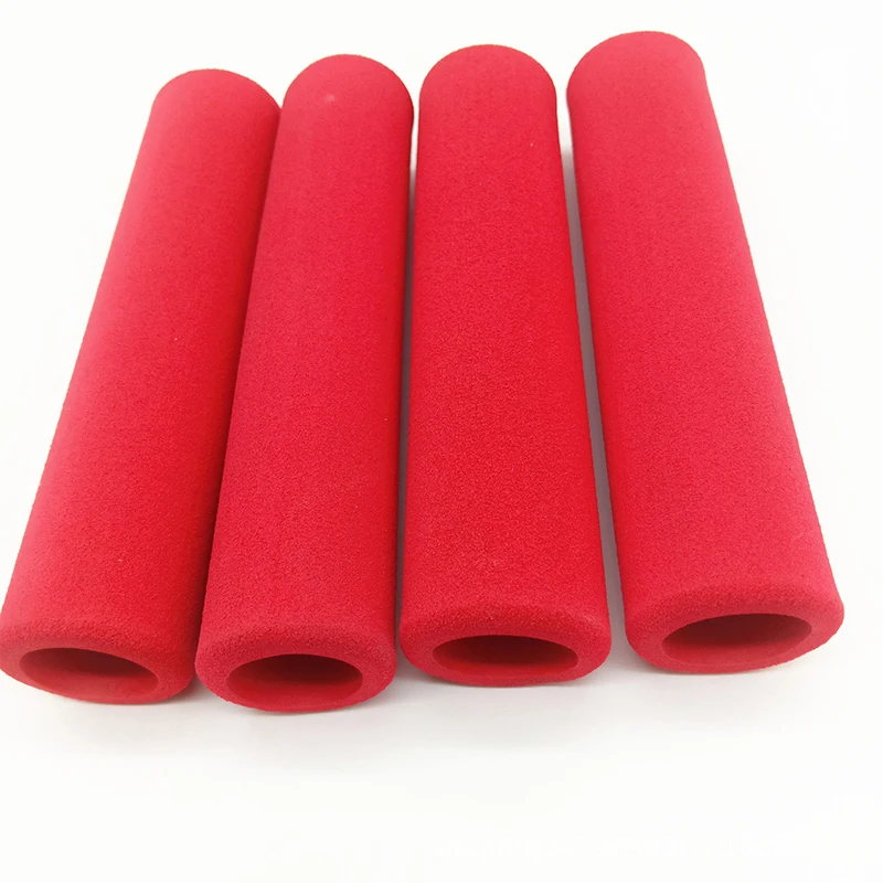 Custom Made Smooth Surface Finish High Density Foam Rubber Handle Cover Grips