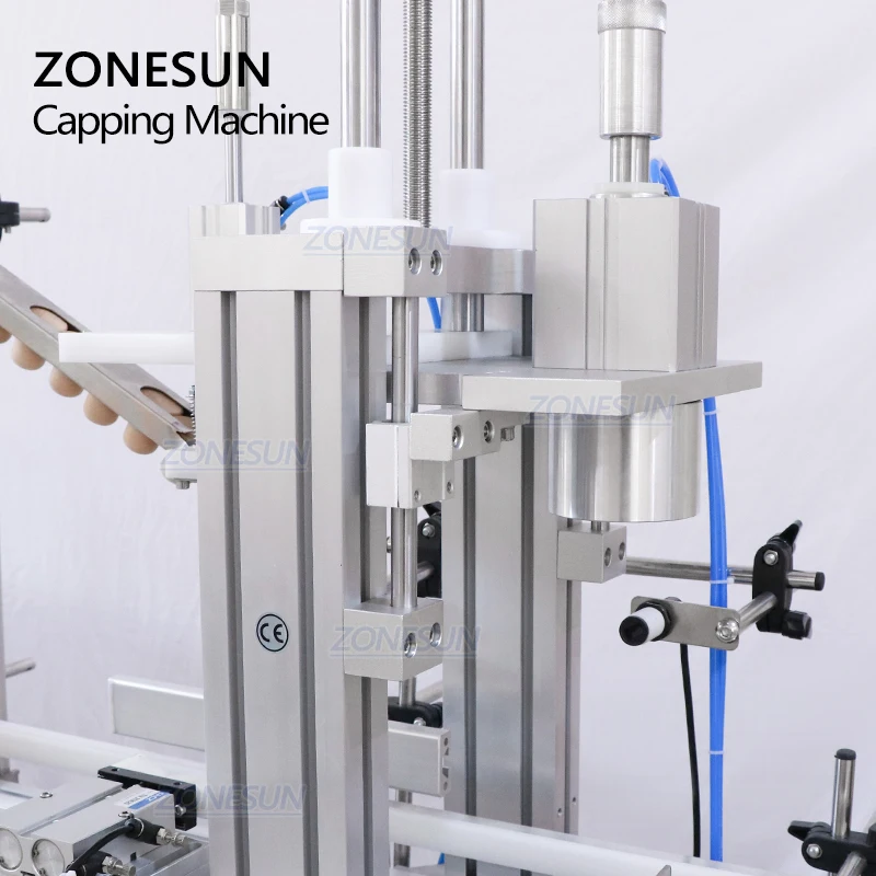 ZONESUN ZS-XG1870D1 настольная пневматическая автоматическая машина для обжима бутылок