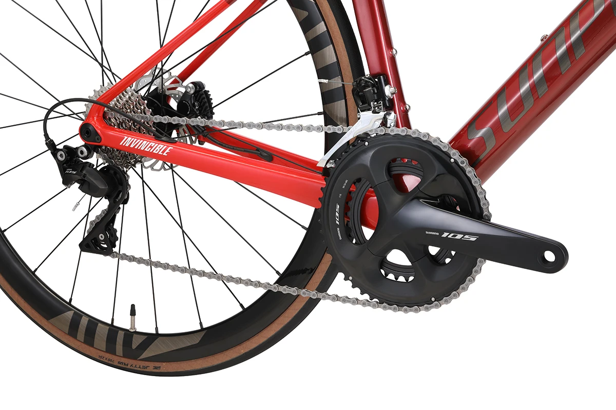 2022 Factory 700C SUNPEED INVINCIBLE 105 R7020 Groupset Carbon Road Bike With 22 Speed