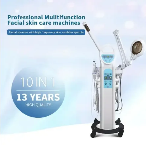 Hot Sale Skin Clean Beauty Machine For Salon 10 in 1 Multifunctional Facial Spa Equipment Facial Machine
