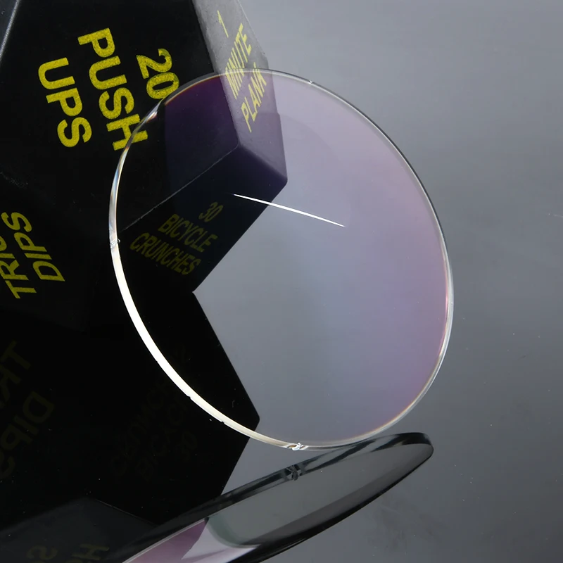 Photon Photochromic Lenses 1.56 Aspheric Spin-Coating Flap Top Photochromic Gray Blue Light Blocking Optical Lenses