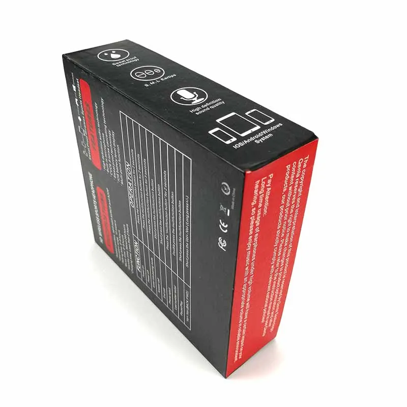 Hot Selling Electronics Accessories Retail Packaging Box Luxury Phone Case Packaging And Data Cable Storage Box With PVC Window