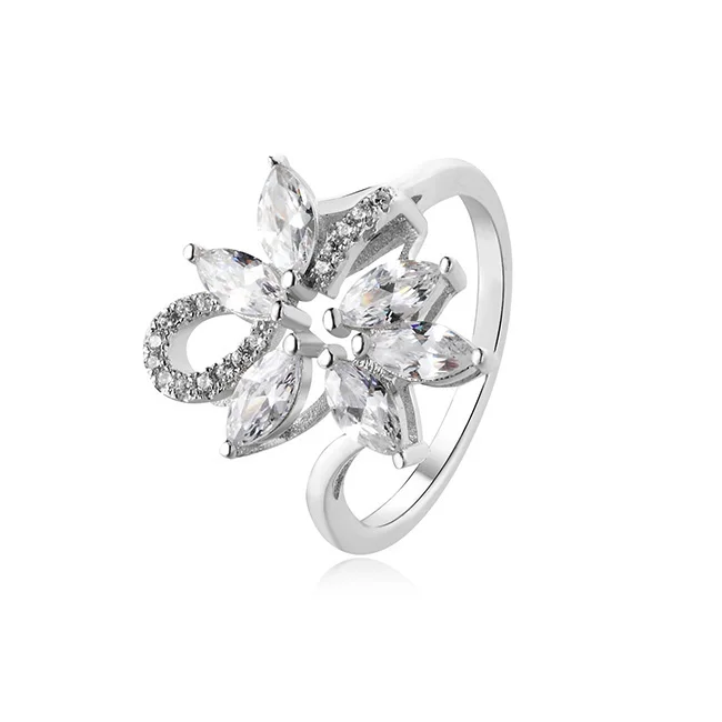 Wholesale S925 Silver Wedding Engagement Ring
