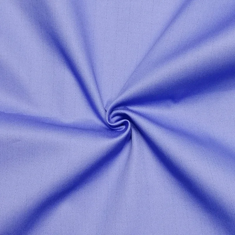 
Cotton polyester anti-static grid woven twill workwear fabric 