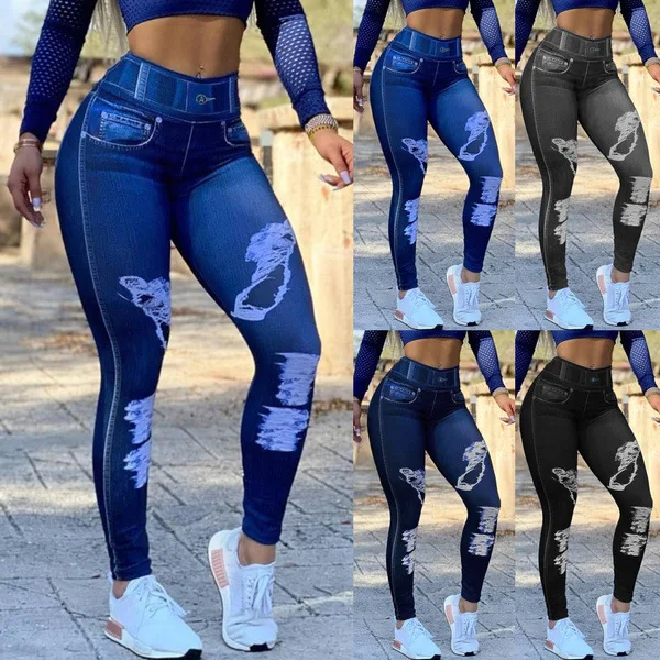 Women Yoga Leggings Slim Digital Printed Casual Pants Fashionable Leggings For Women
