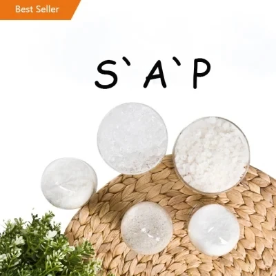 Water Absorbing Crystals Super Absorbent Polymer/Potassium Polyacrylate Sap for Crops