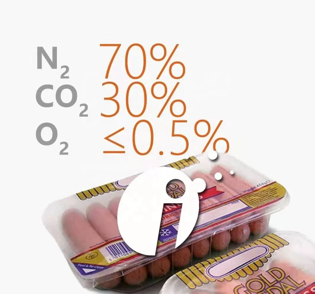 meat thermoforming packaging machine automatic tofu packaging machine cheese thermo packing machine DZL 320 for sausage