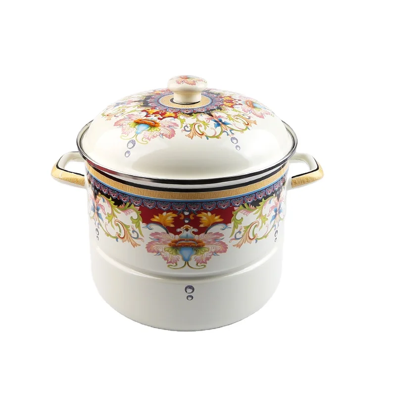 Royal noble enamel pot set