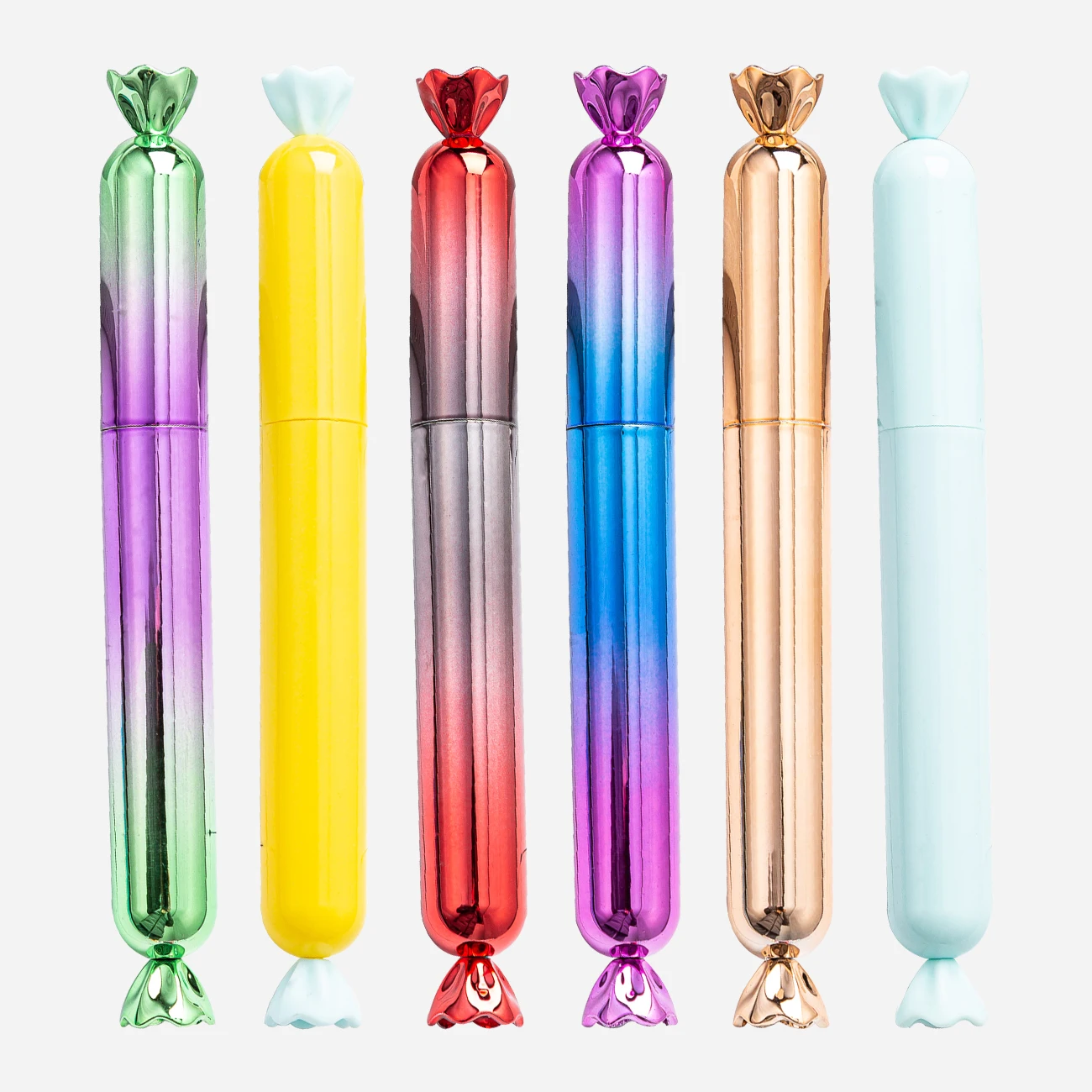 2021 Promotional Cute Gel Pen Cartoon Candy Shape Plastic Pen For School