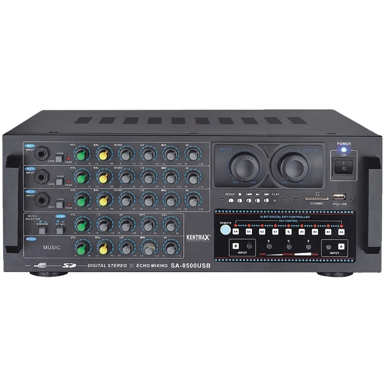 High Standard Multiple Channels 120 Watt Karaoke Music Amplifier