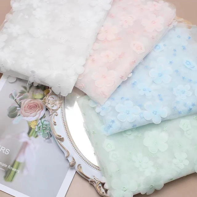 florist material mesh bouquet packaging papel regalo floral fabric korean Flower Wrapping Mesh
