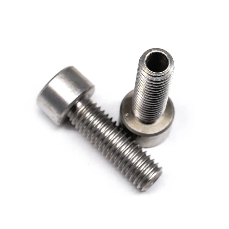 High Quality Screws Hollow Slotted Screw CNC Machining Full Thread Stainless Steel Screws