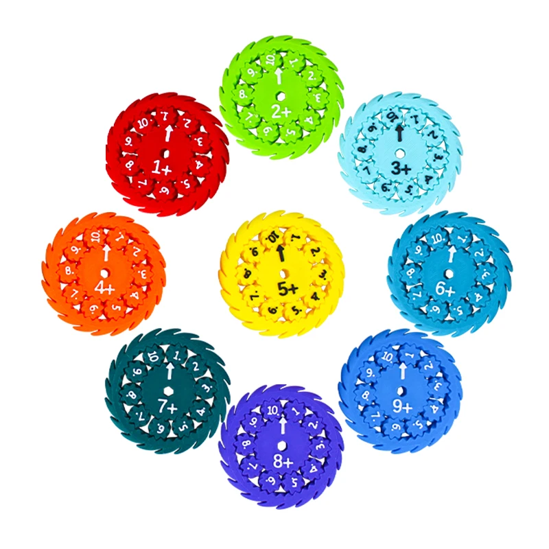 2024 3D Math Fidget Spinners Learning Math Games Educational Math Fact Fidget Spinners Learn Division & Multiplication