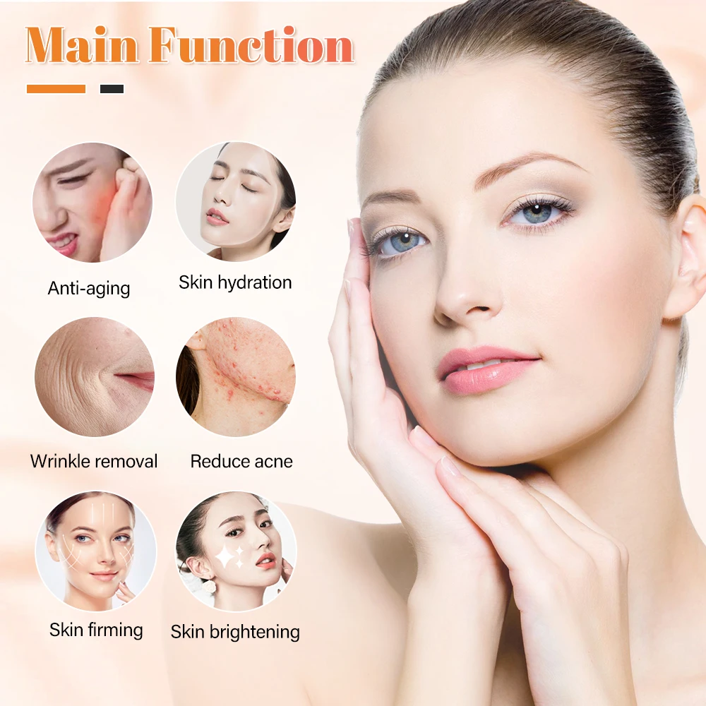 LED facial mask light therapy machine 8 color silicone red light therapy mask