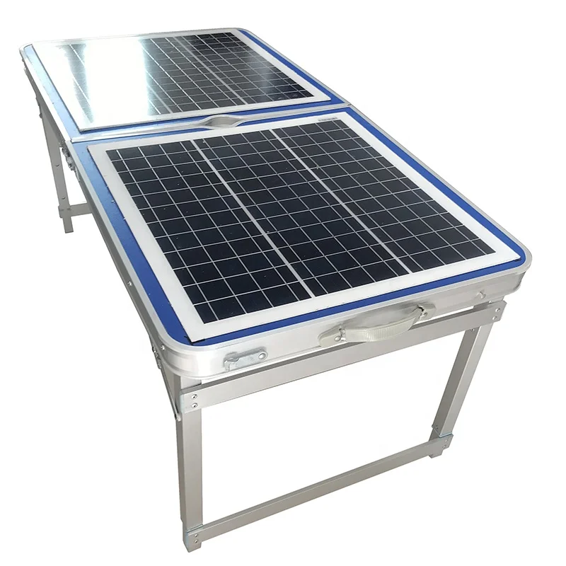 Mobile Phone Car USB Charging Portable Folding Solar Panel Power Charger Suitcase Picnic Outdoor Camping Hiking Foldable Table