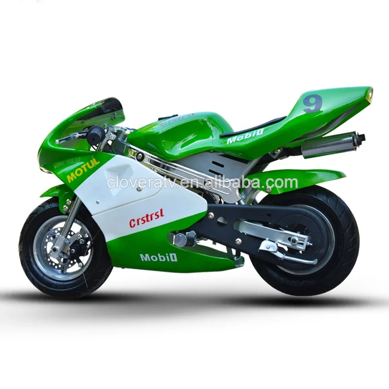 Бензиновый 2-х тактный питбайк 50cc карманный велосипед из Китая