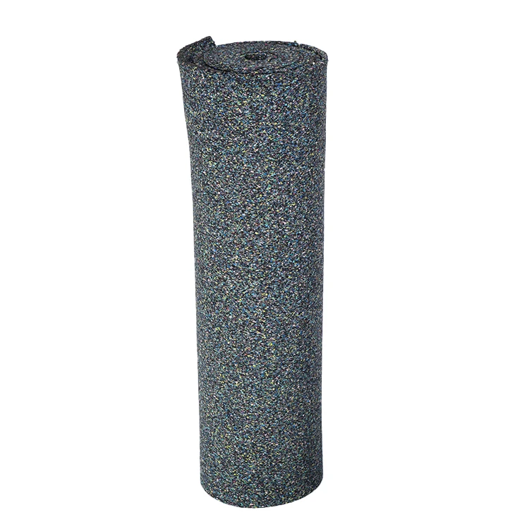 3mm-20mm resilient acoustic foam flooring  rubber  roll sound insulation floating floor rubber mat
