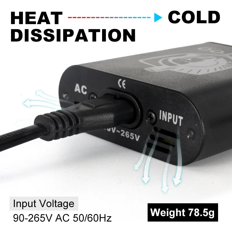 Hot Selling Wholesale Tattoo Power Pack High Quality Mini Professional Tattoo Power Supply
