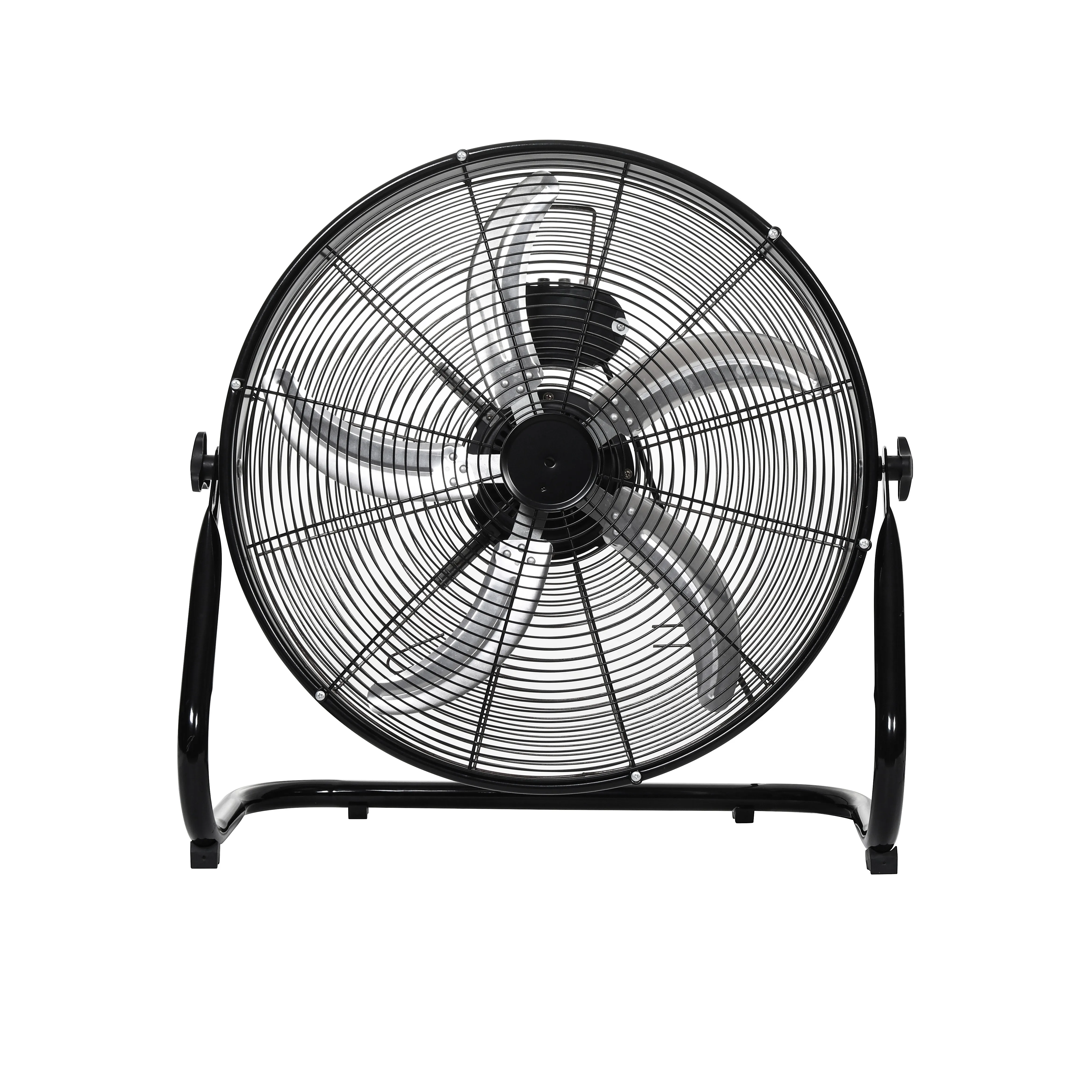 Powerful 5-leaf Metal Floor Fan Home Commercial Use Electric Air Circulation Cooling Fan Factory Direct Sales Outdoor