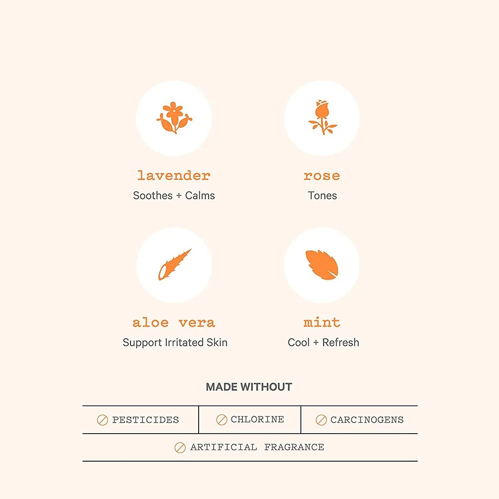 Clean Cotton Super Absorbency Pads Herbal-Infused Pads Plant-Derived Feminine  Menstrual Care Tampons