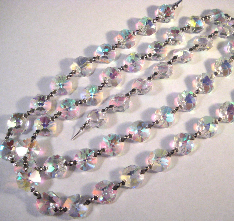 AB цвет хрустальные люстры части цепи Призма Ловец Солнца