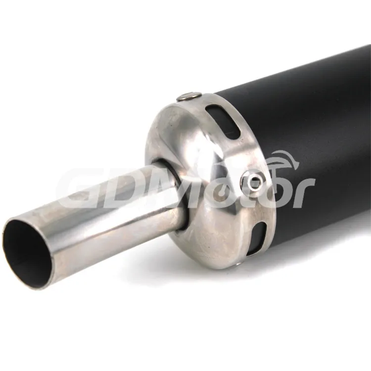 Chinese supplier universal Stainless steel motorcycle exhaust muffler universal Slip-On Silencer