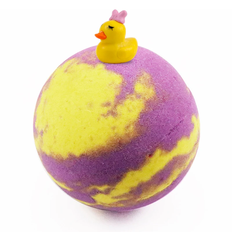 M&U Bath Fizzies Balls Provide Private Label Natural Vegan Colorful Kids Bath Bomb With Toys Inside