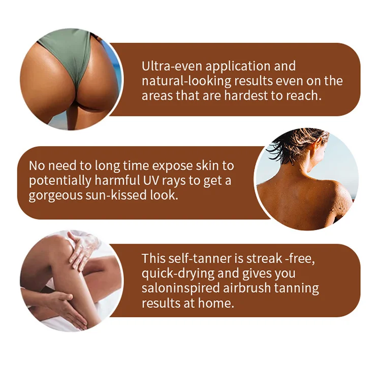 Huati Sifuli RubioAroma Tanning Gel Private Label Tanning Accelerator Gel Extreme Brown Dark Sunbed Tanning Gel Accelerator