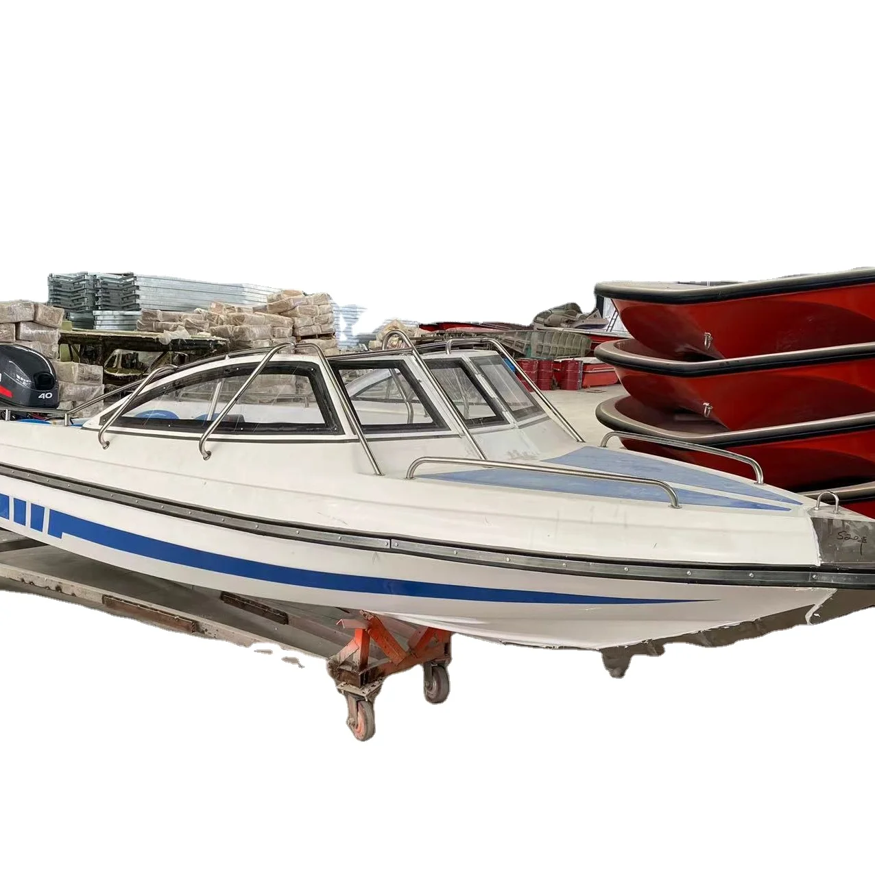 5.2 M Glass fiber reinforced plastic sports boat Entertainment speedboats the official launch