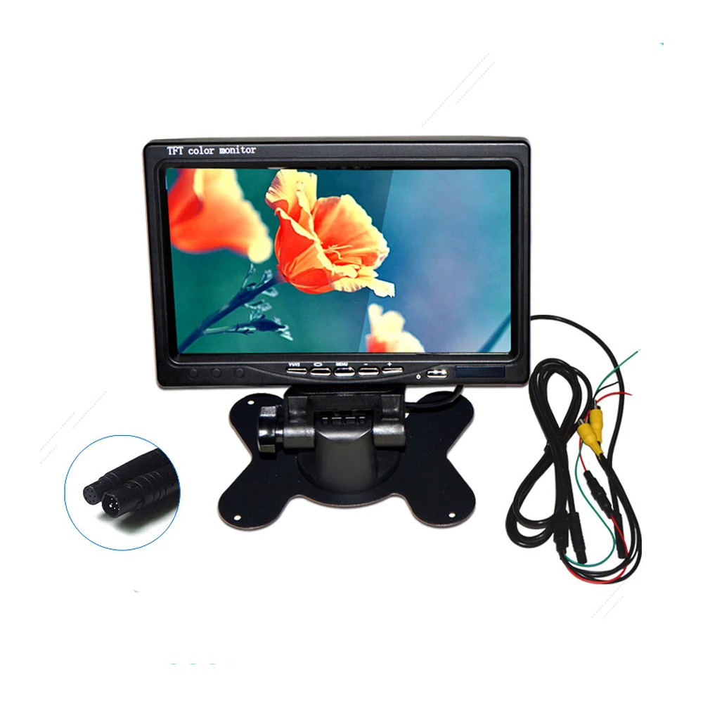  7 дюймов 800x480 Разрешение ЖК-дисплея монитор AV/rca Интерфейс