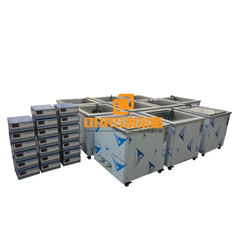 2500 Вт многорезервуарный ультразвуковой преобразователь для очистки Оптических стеклянных электронных деталей