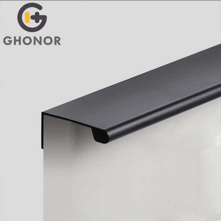 Aluminum Black Kitchen Cabinet Door Pull Hand G Gola Profile Handle Aluminium Extrusion Cabine Profiles For Cabinet Doors
