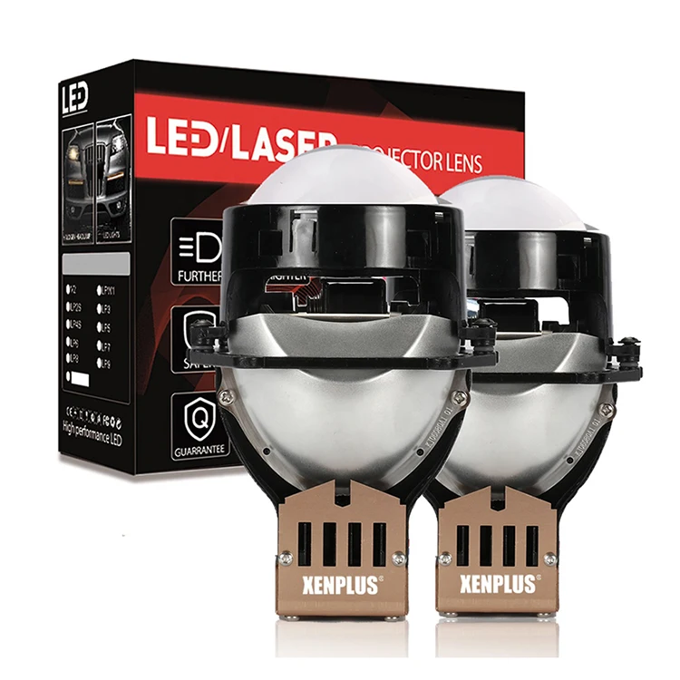 XENPLUS LP10 3 дюйма 110 Вт Лазерный Bi-Led прожектор объектив точечные светильники все в одном LP10 светодиодный прожектор объектив Универсальный для автомобилей