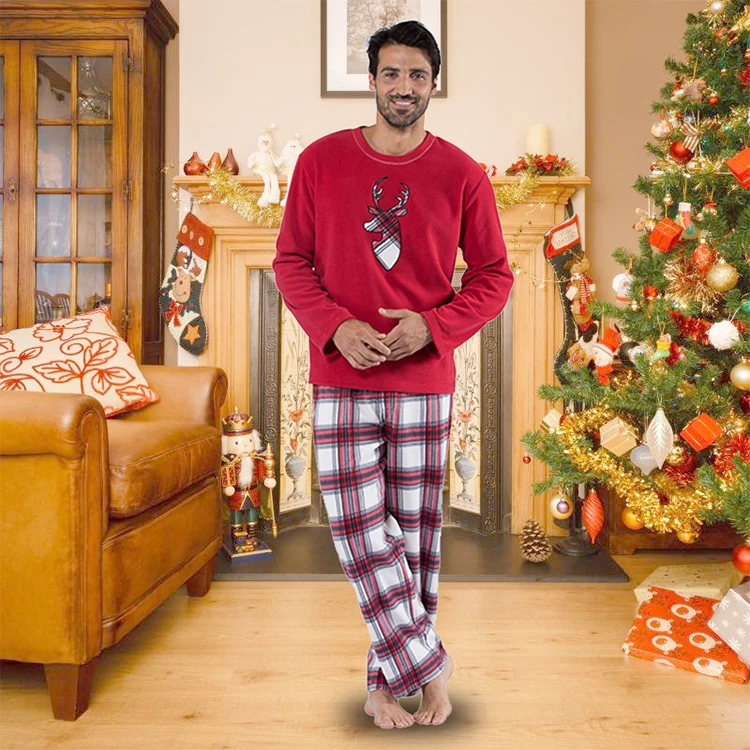 winter for adults and children hot sale one pieces christmas pajamas family long sleeve christmas pajama family matching outfits