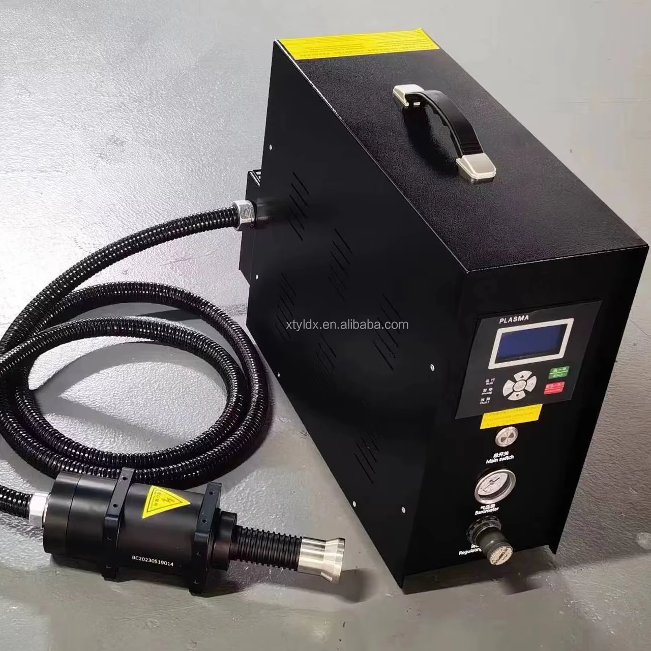 Rotary plasma spray gun support surface cleaning activation treatment plasma cleaning equipment manufacturers