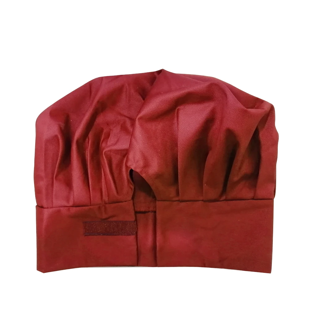 Customized adult chef hat white black cotton cooking chefs hat kitchen